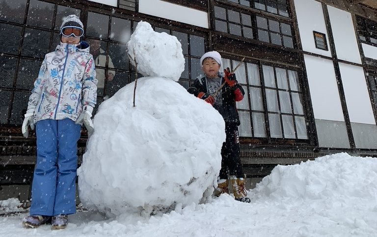 片品 雪あそび
